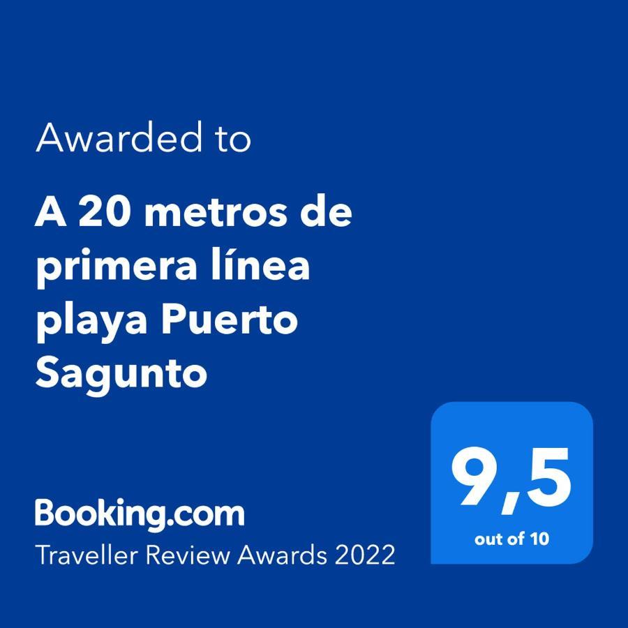 A 20 Metros De Primera Linea Playa Puerto Sagunto Ascensor Wifi Kültér fotó